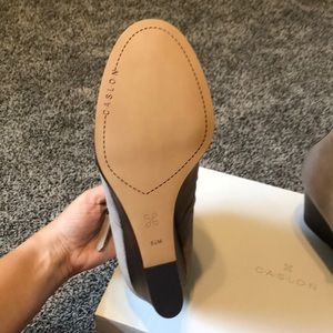 caslon wesley wedge bootie